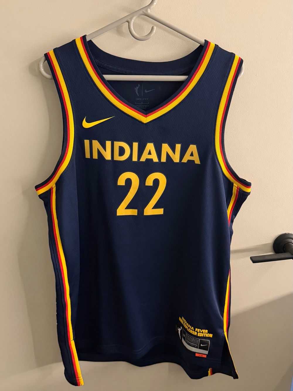 Caitlin Clark Nike Indiana Fever #22 Navy Basketball Jersey